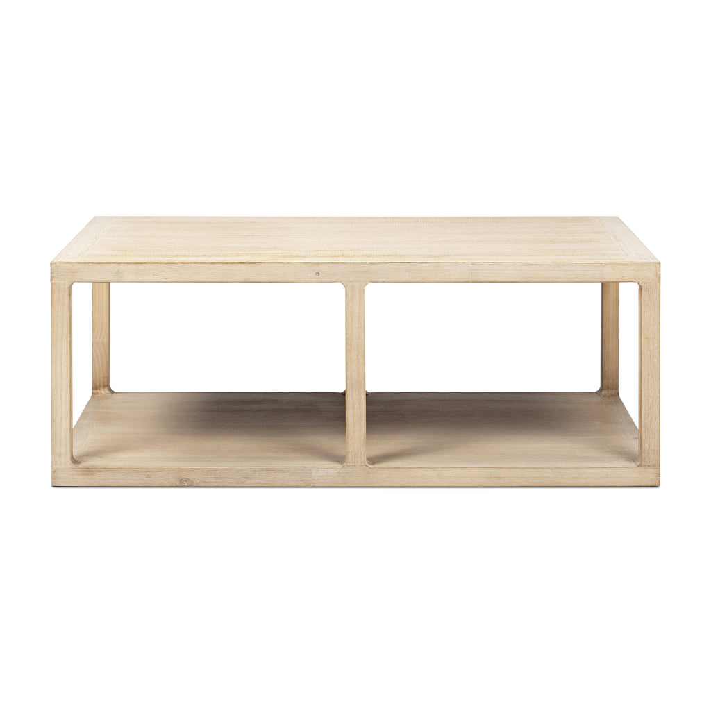 Ellis 48" Reclaimed Wood Open Frame Coffee Table