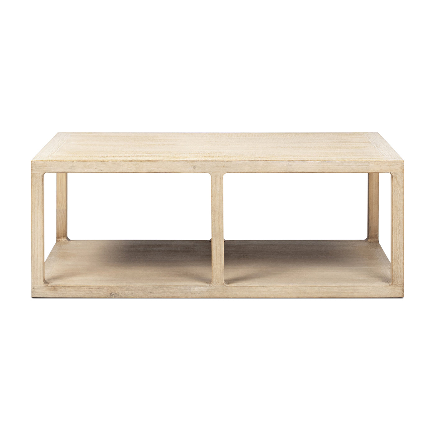 Ellis 48" Reclaimed Wood Open Frame Coffee Table