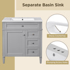 30'' Bathroom Vanity with Top Sink