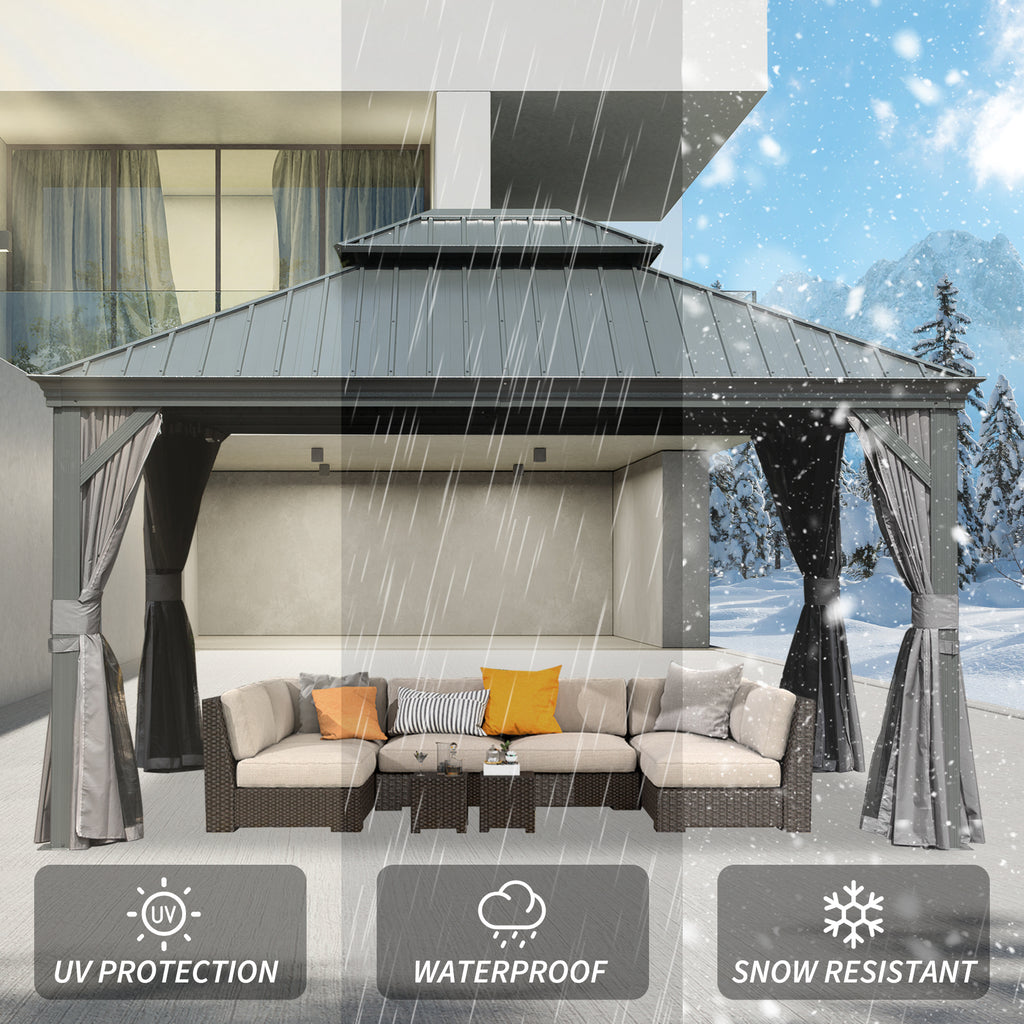 10' X 14' Hardtop Gazebo