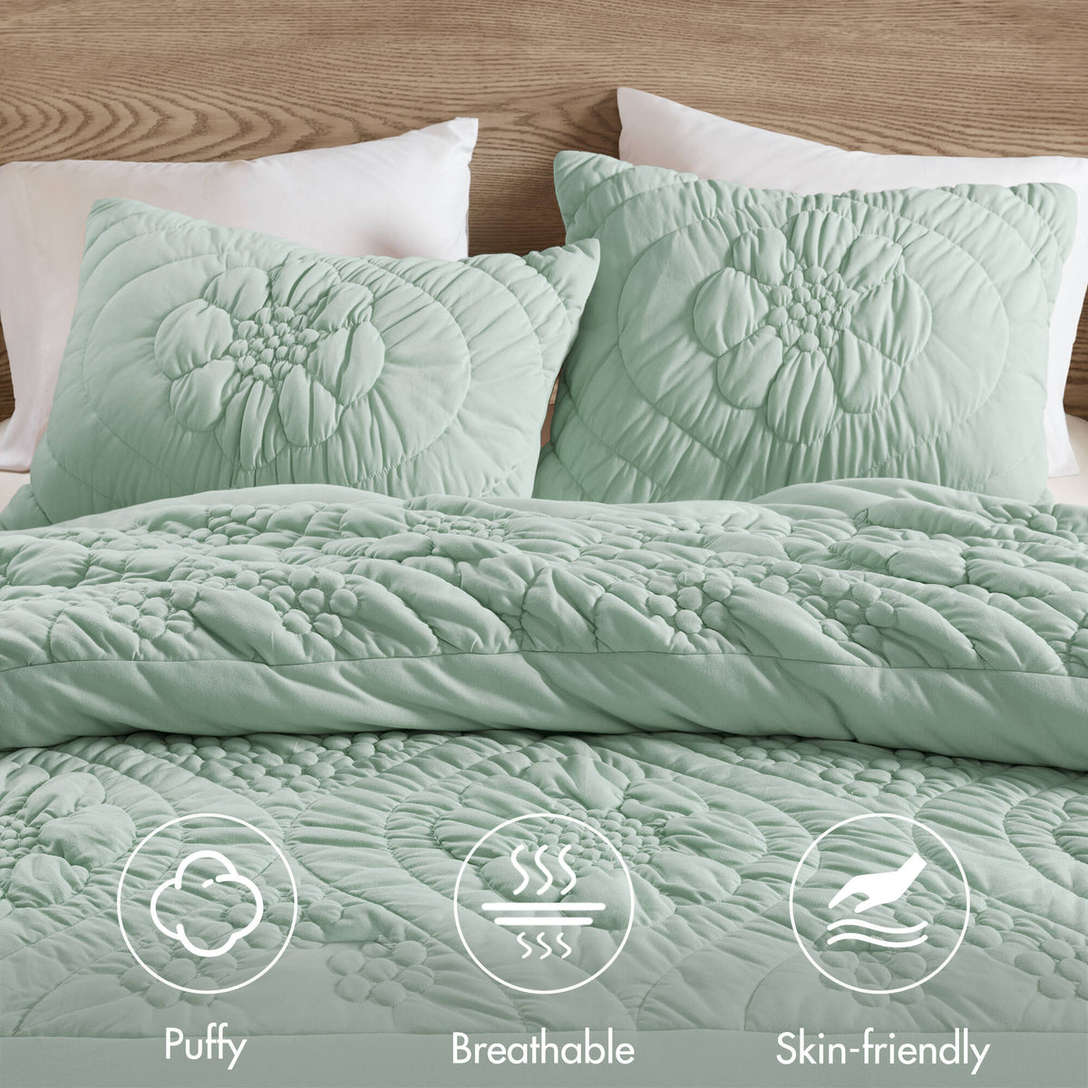 3-Piece Full/Queen Comforter Set