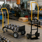 Hand Truck Dual Purpose 2 Wheel Dolly Cart and 4 Wheel Push Cart