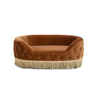 Monroe 33" Dog Sofa Bed in Burnt