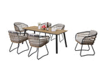 7-Piece Outdoor Wicker Dining Set