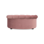 Halle 35.5" Rolled-Arm Dog Bed with Channel-Tufted Back