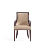 Grand Wood Upholstered Armchair