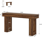 63" Long Farmhouse Console Table