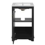 20-Inch Bathroom Vanity with Ceramic Sink
