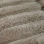 Camel Plush Corduroy Sofa Ottoman