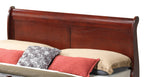 Charming Traditional King Bed In Cherry Finish