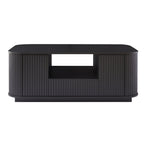 Modern Luxury Oval Coffee Table with Drawers