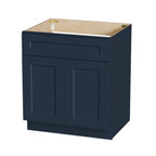 Shaker RTA 30" Kitchen Sink Base Cabinet, Painted
