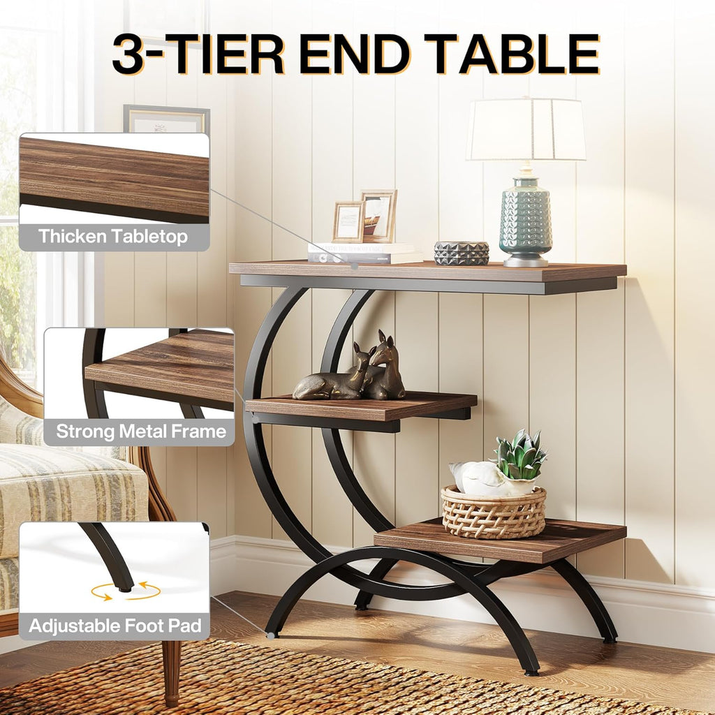 11.81 Inches C-Shaped End Table