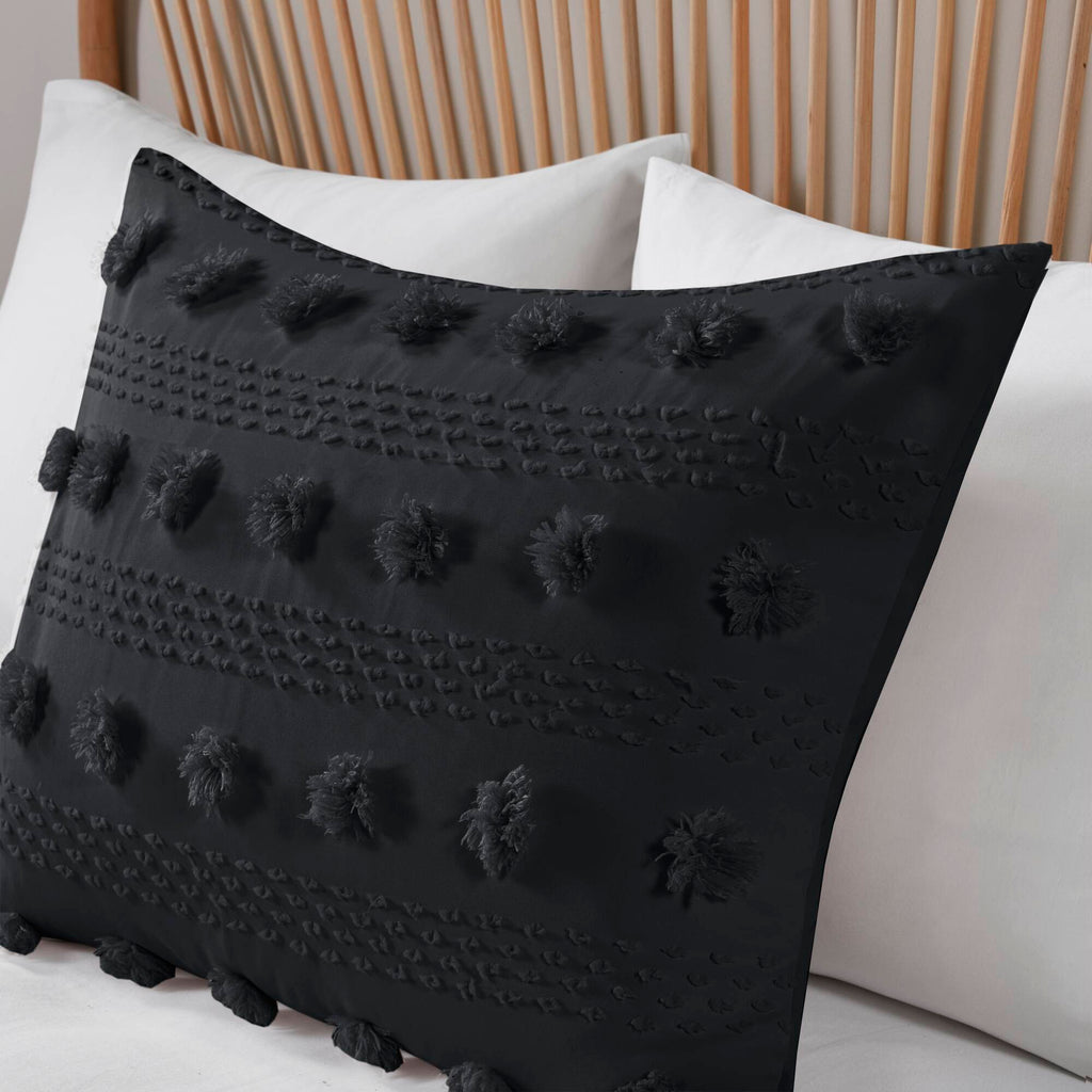 2 PCS Twin/Twin XL Clip Jacquard Duvet Cover Set