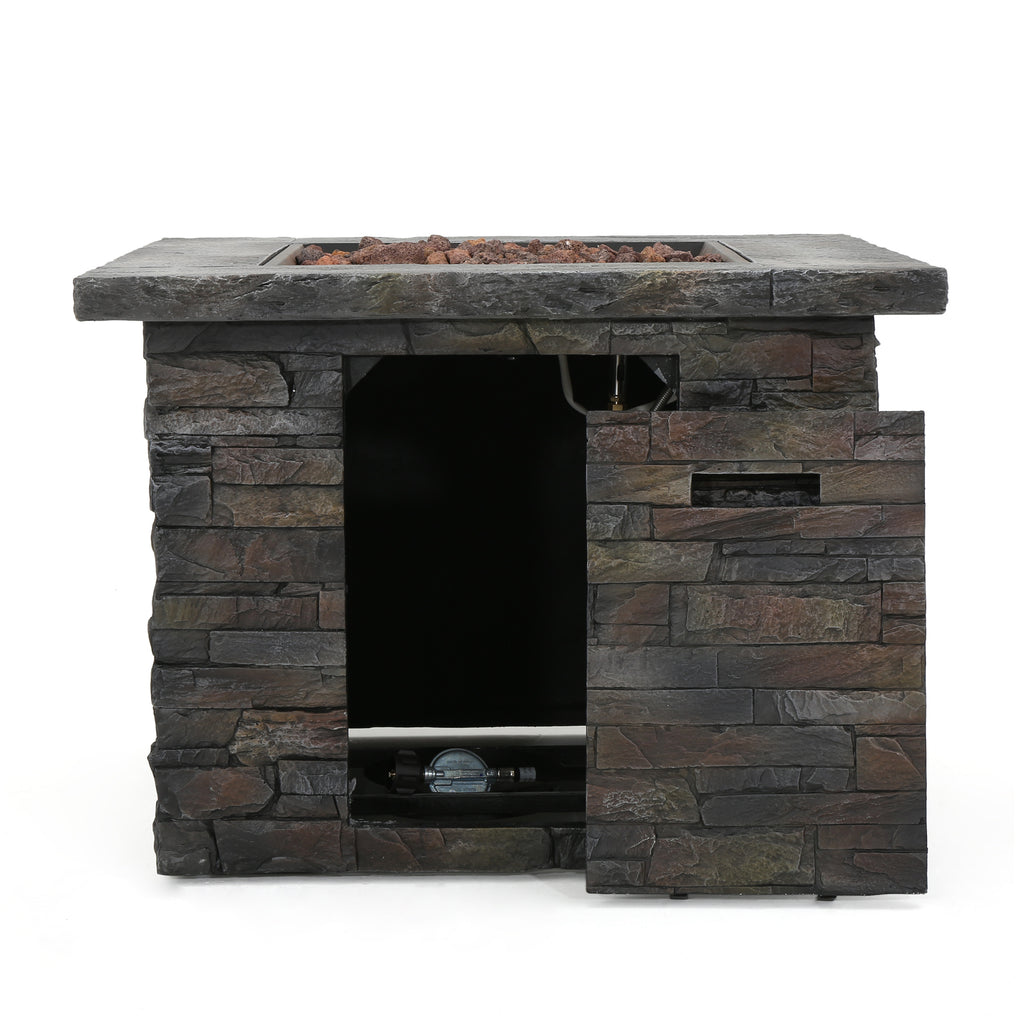 33" Square MGO Fire Pit - 40000 BTU