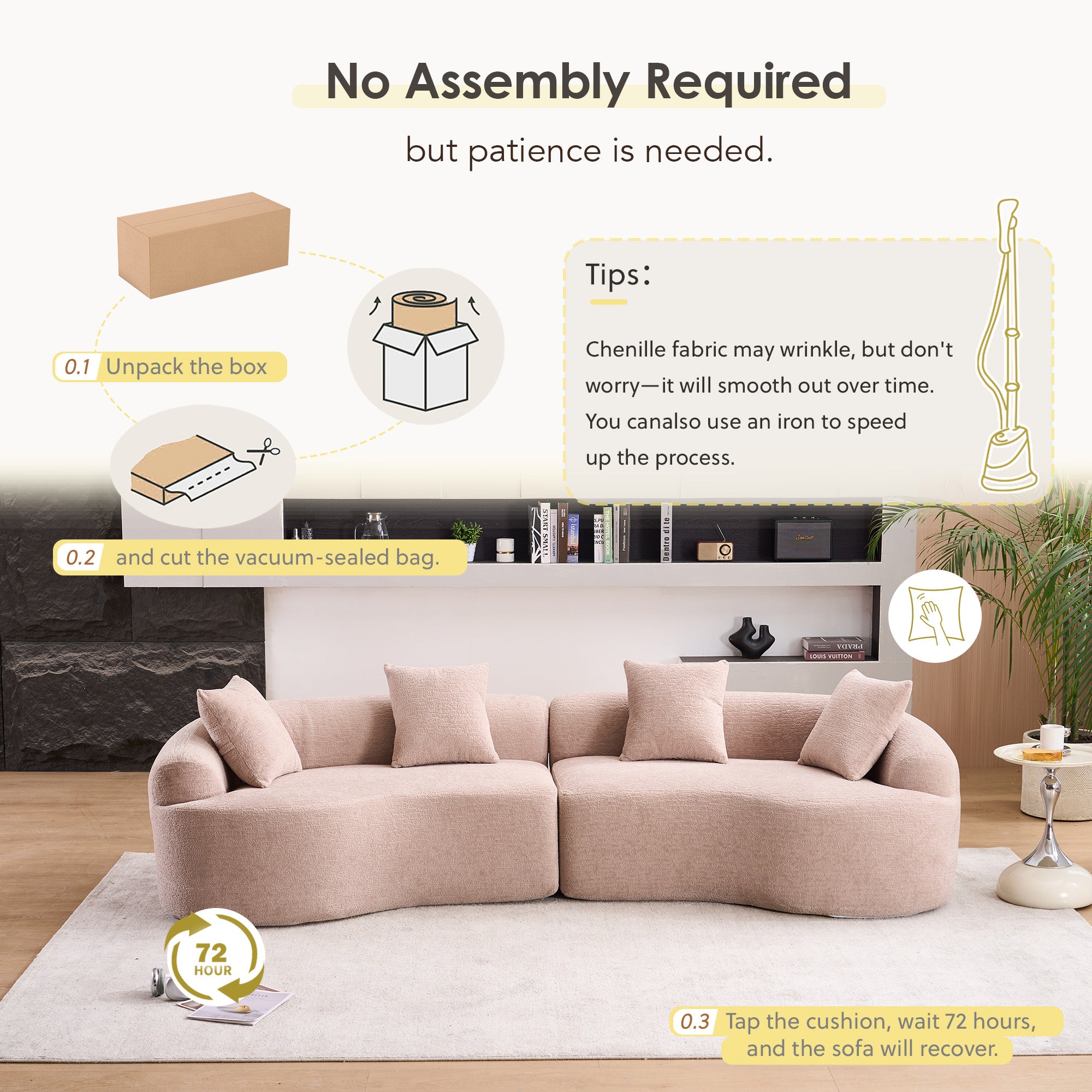 LY-025 Modular Sleeper Sectional Sofa