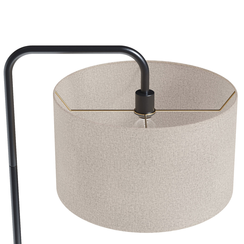 63" Contemporary Metal Floor Lamp in Oil Rubbed Bronze