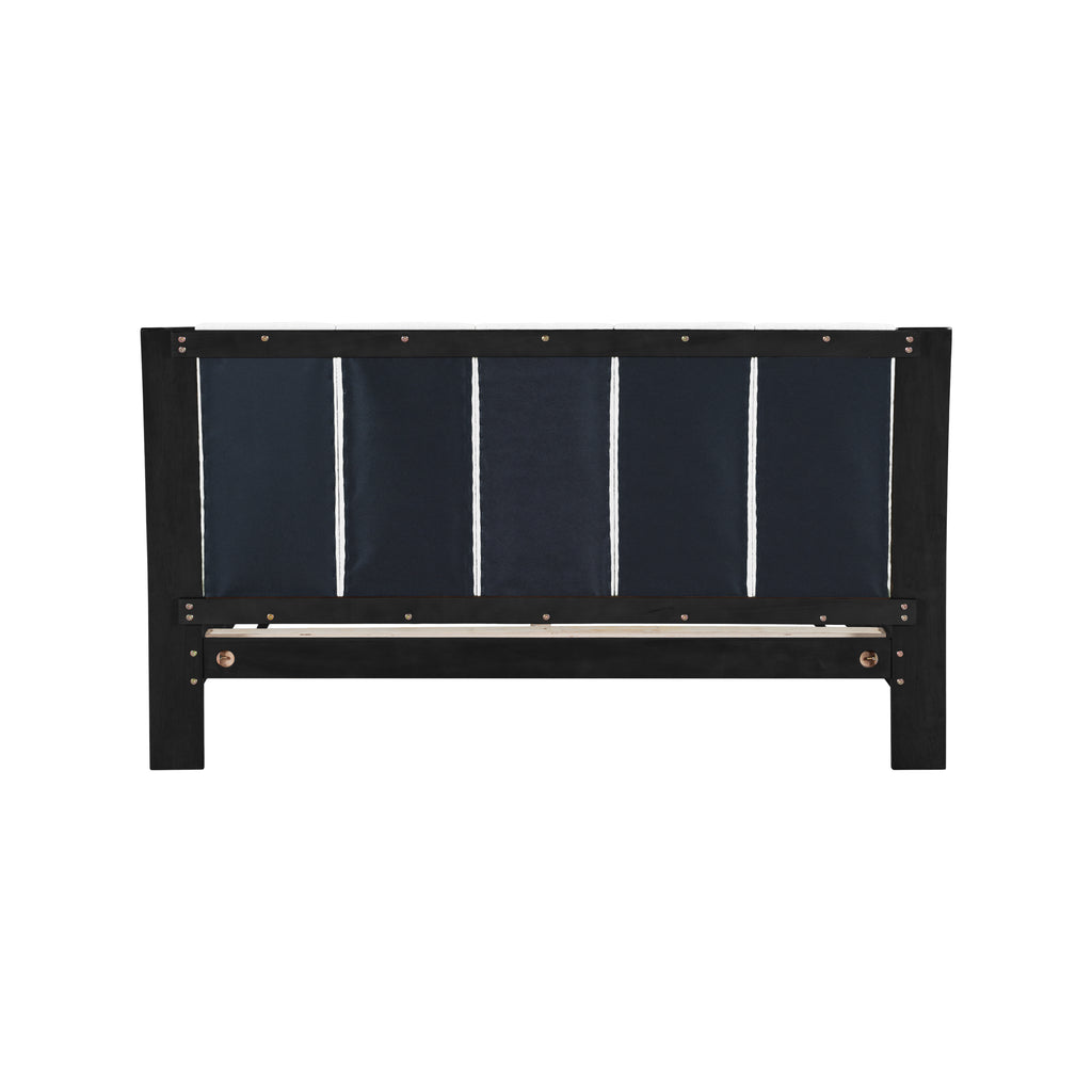 Queen Size Bed Frame in Black and White