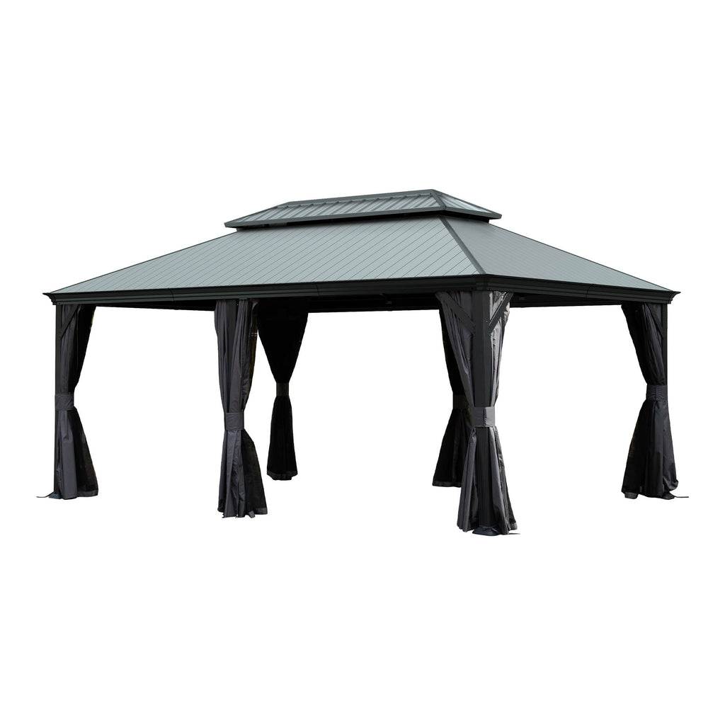 12'x18' Hardtop Gazebo with Resin Roof