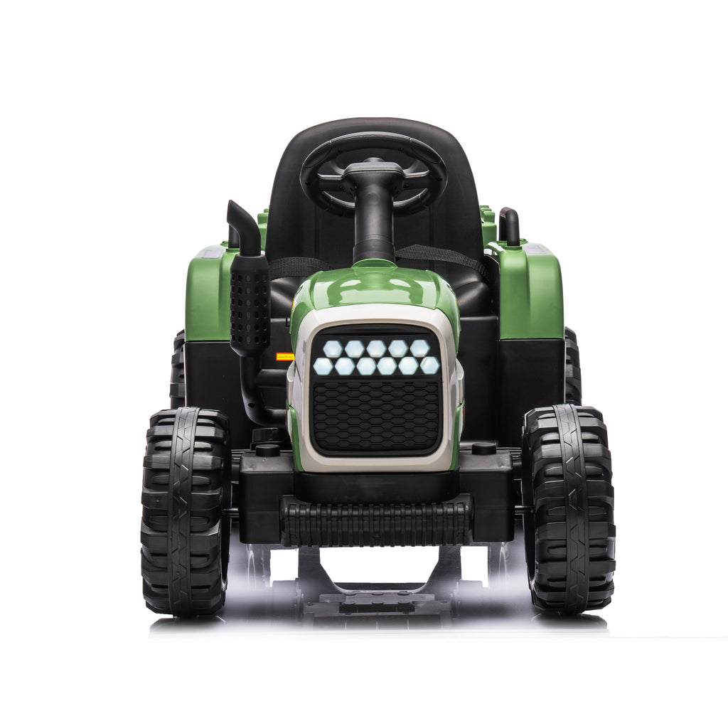 Ride On Tractor with Trailer - 24V Battery Powered Electric Toy