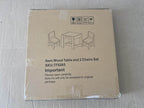Kids Table and Chair Set, 3 in 1 Wooden Activity Table