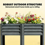 Patio Planter Box: Outdoor Elevated Garden Bed