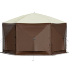 Camping Gazebo Tent - 10'x10' Pop-up Canopy