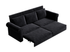Chesterfield Sofa Bed – 3-in-1 Velvet Convertible Sleeper