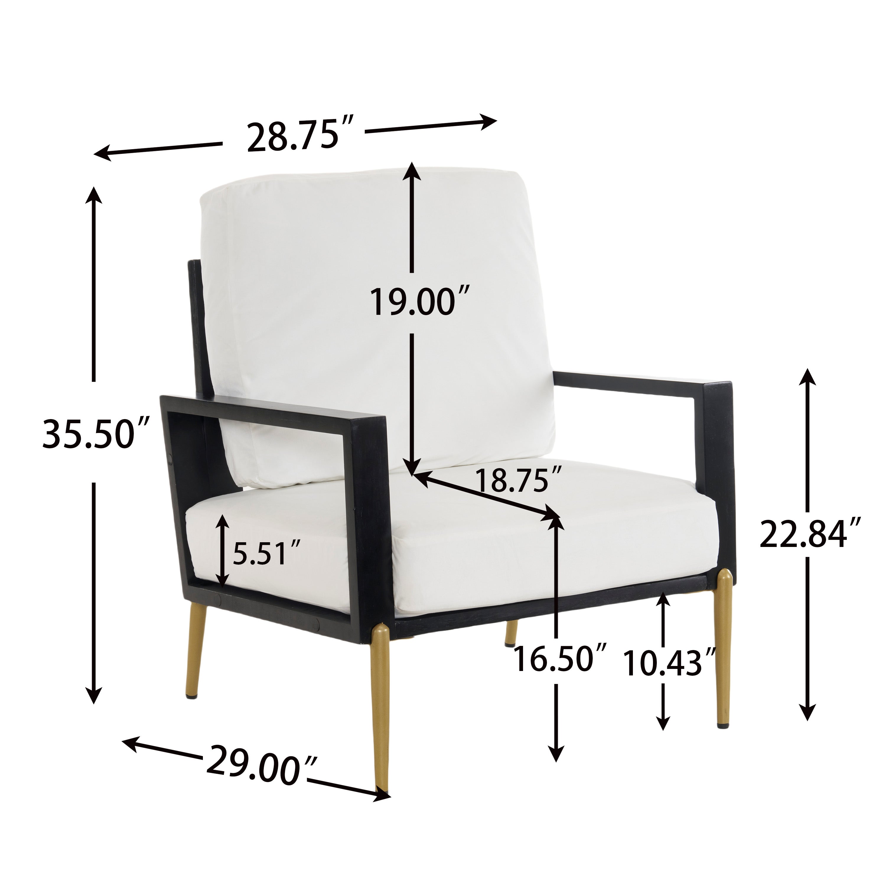 Upholstered Accent Chair: Velvet Lounge Arm Chair