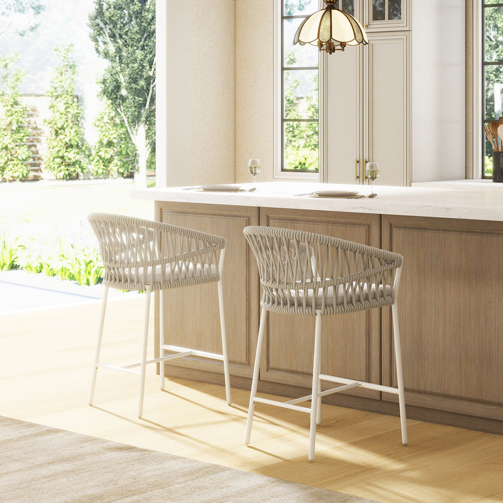 Maiden 27" Set of 2 Patio Counter Stool
