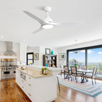 52 Inch Modern Ceiling Fan with 22W LED Light