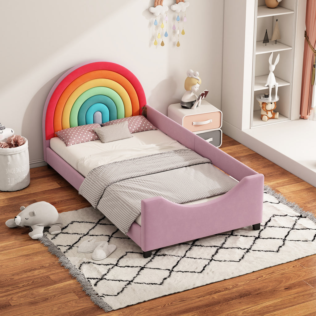 Rainbow Upholstered Twin Daybed