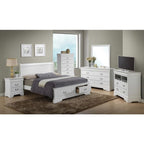 Charming Traditional King Storage Bed