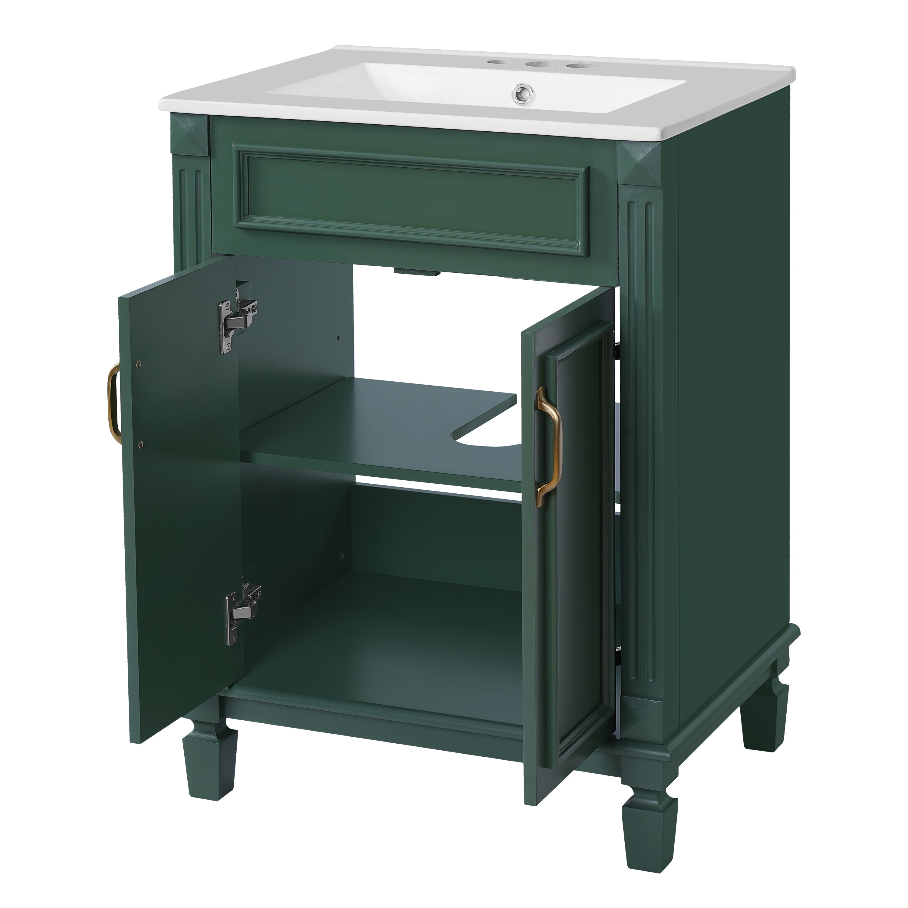 24'' Bathroom Vanity with Top Sink