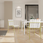 Summer 4-Pack Modern Striped Color Block Chairs