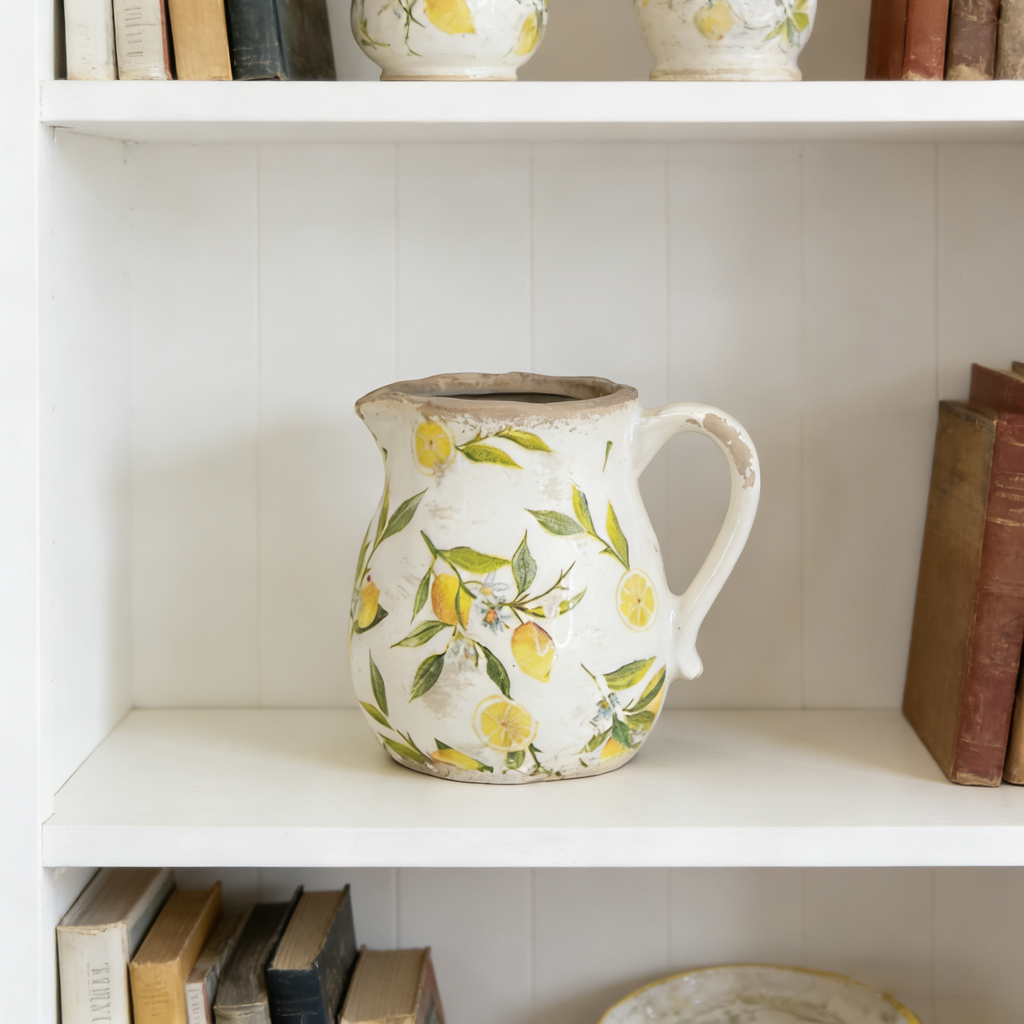 Ceramic Round Pitcher Vase