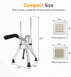 Commercial French Fry Cutter with Replaceable Blades