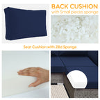 Outdoor Cushions for Patio Furniture Replacement - Navy Blue