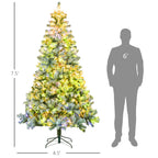 Artificial Snow Christmas Tree with Frosted Branches