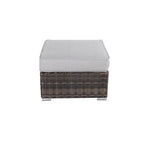 Outdoor Ottoman with Cushion – Fully Assembled