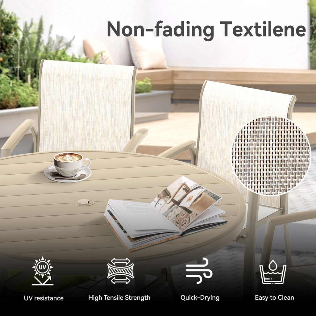 VRSHWO Garden Patio Chairs Set of 2