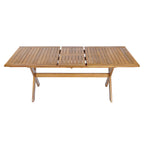 7 Pieces Acacia Wood Outdoor Dining Set
