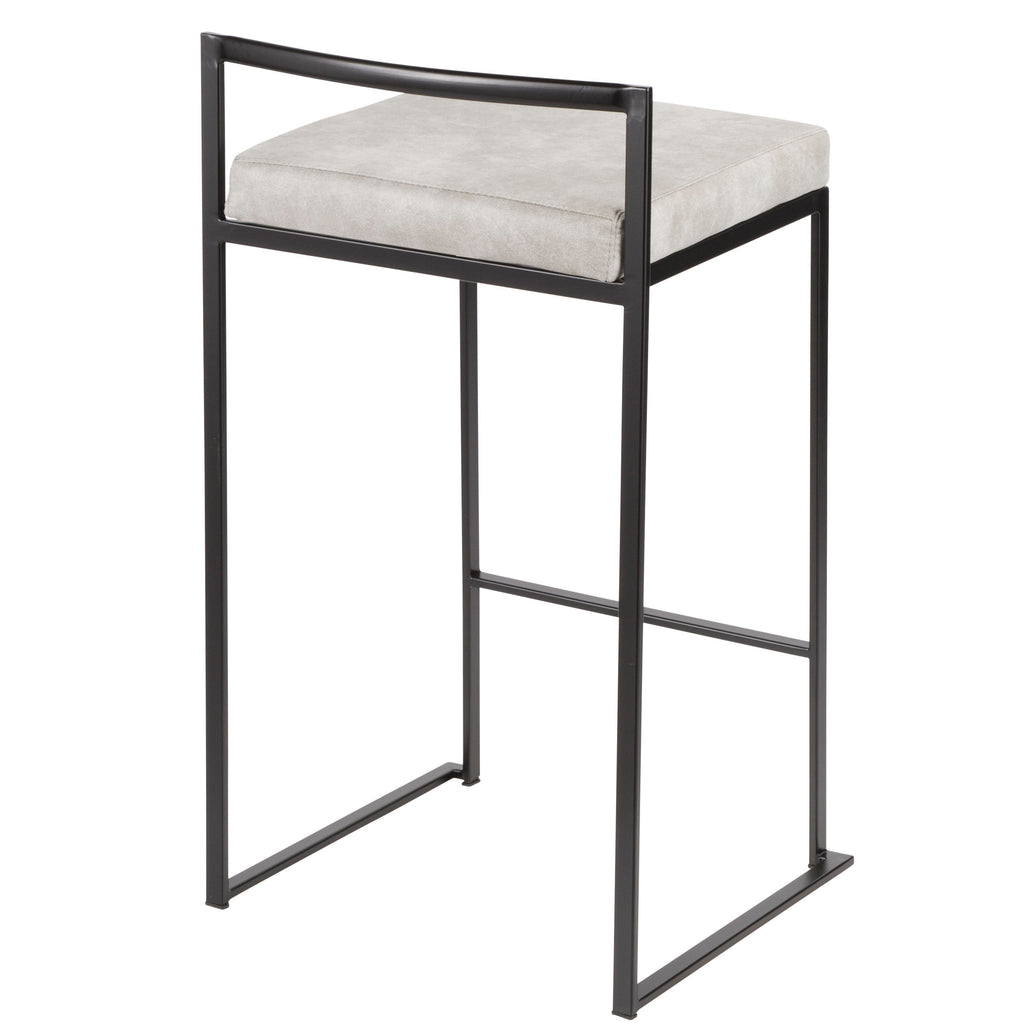 26" Contemporary Stackable Counter Stool Set