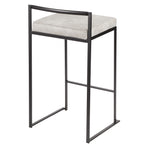 26" Contemporary Stackable Counter Stool Set