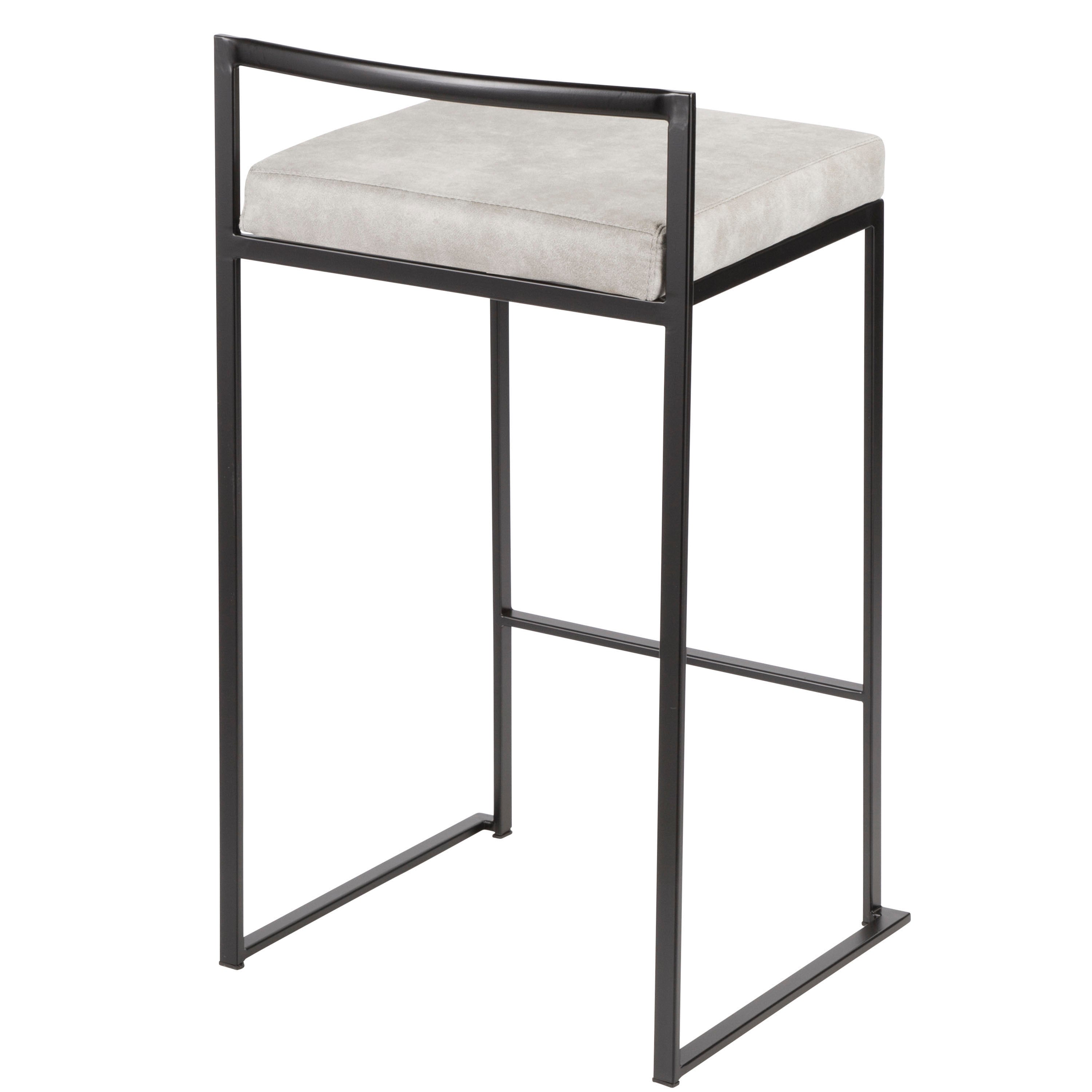 26" Contemporary Stackable Counter Stool Set