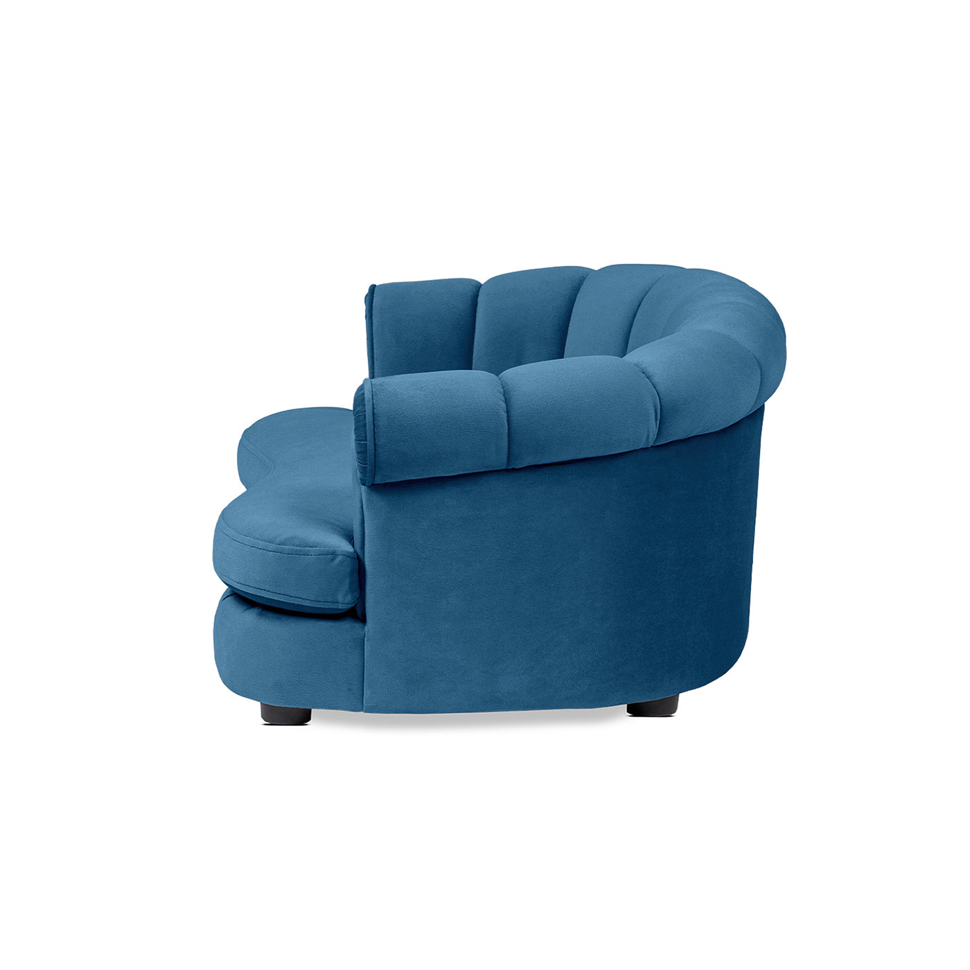 Halle 35.5" Rolled Arm Channel-Tufted Dog Sofa Bed