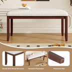 Upholstered Bench for Bedroom End of Bed & Entryway