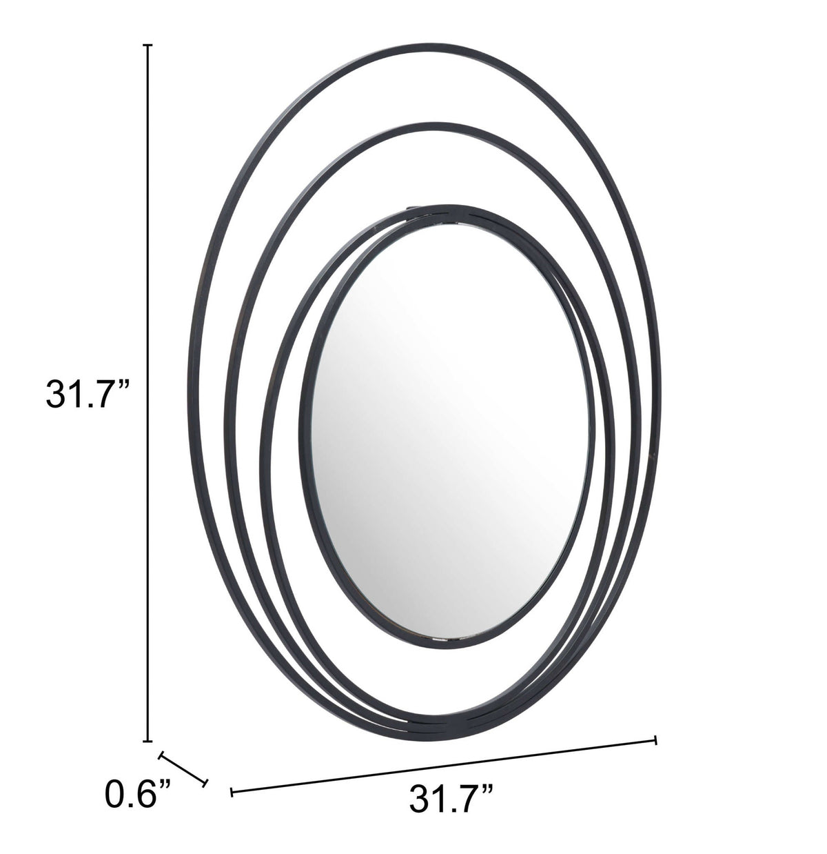 Luna Round Mirror
