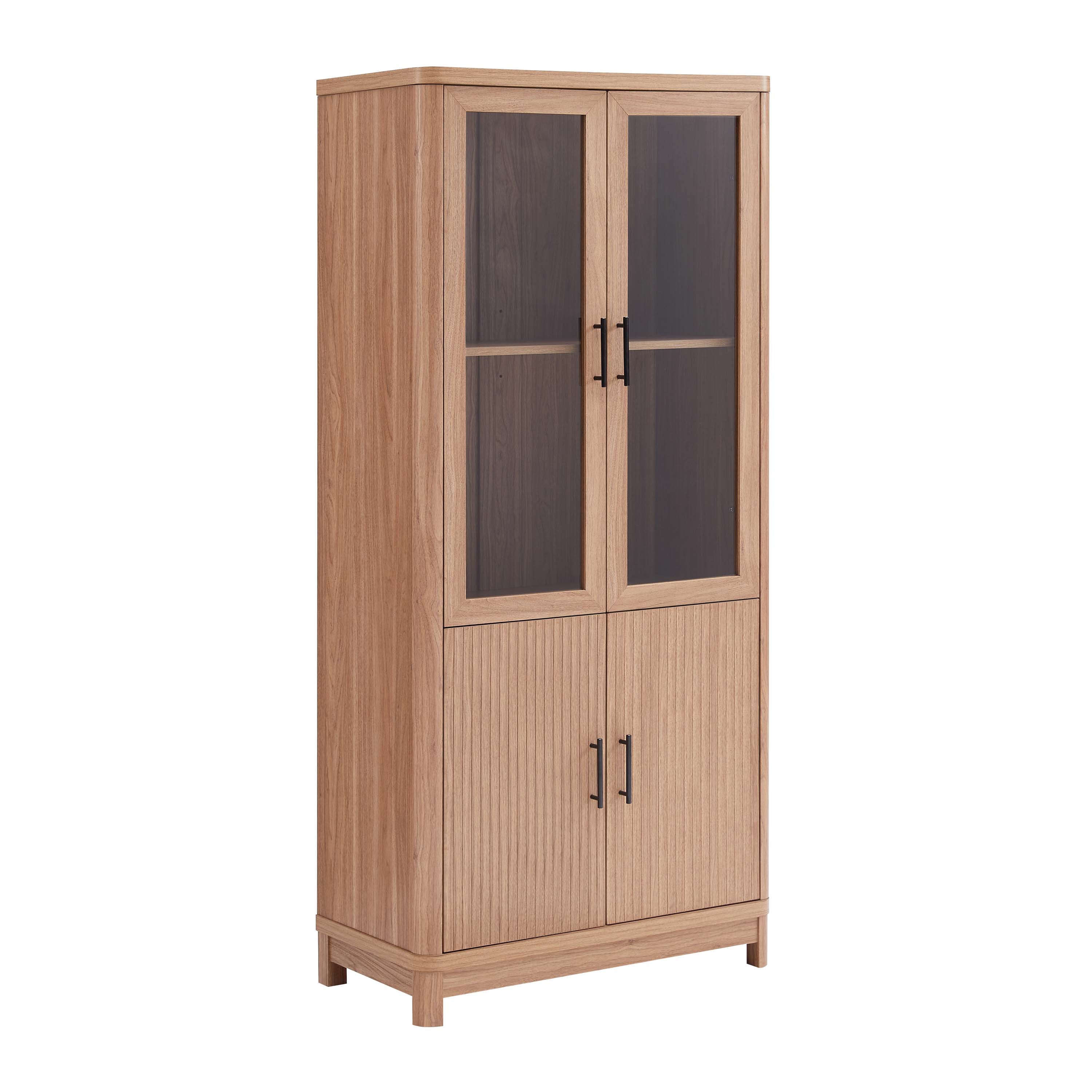 Jodie 31" Bookcase Cabinet in Maple (6-Shelf)