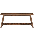 70.9 Inches Extra Long Farmhouse Console Table
